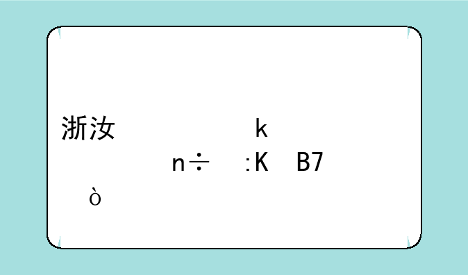 浙江工业大学全国排名？