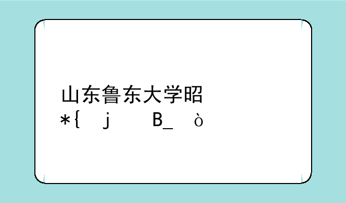 山东鲁东大学是公办的吗？